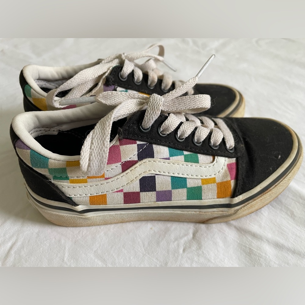 Vans Kids 12 Old Skool Checkerboard